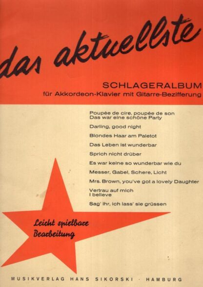 Das Aktuellste Schlageralbum:Fried Detleff