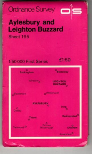 1:50,000 First Series Sheet 165 Aylesbury & Leighton Buzzard : Ordnance Survey