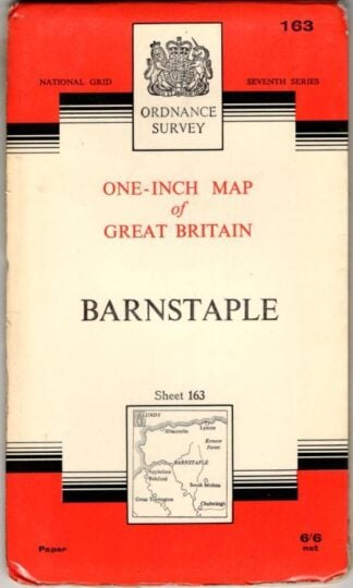 One-Inch Seventh Series Sheet 163 Barnstaple : Ordnance Survey