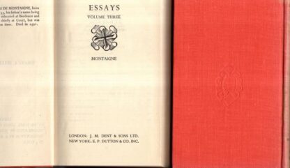 The Essays of Montaigne. 3 Vols : Edited By Ernest Rhys - Image 2