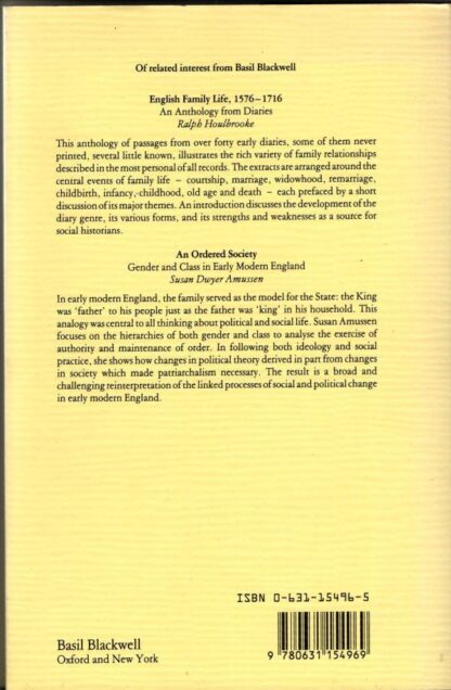 The Family In The English Revolution (The Family, Sexuality, and Social Relations in Past Times) : Christopher Durston - Image 2