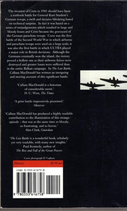 The Lost Battle: Crete, 1941:Callum MacDonald - Image 2
