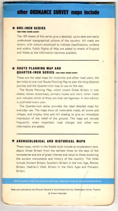 2.5 inch map. Sheet SE 58 Rievaulx : Ordnance Survey - Image 2