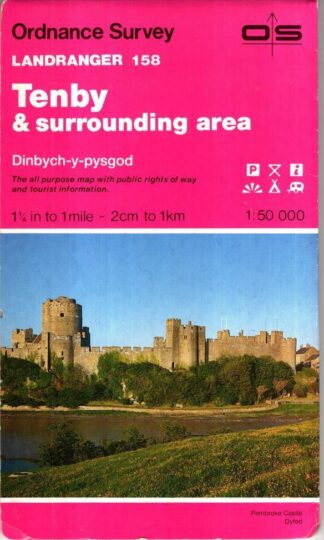 Tenby & Surrounding area. Landranger Sheet 158 : Ordnance Survey