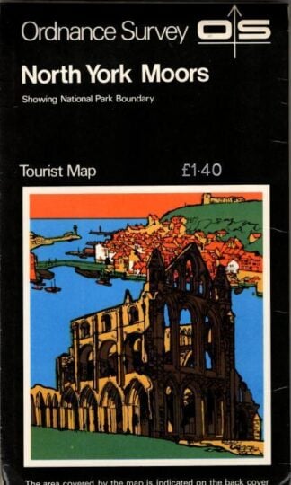 The North York Moors Showing National Park Boundary Tourist Map : Ordnance Survey