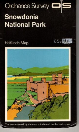 Snowdonia Showing National Park Boundary Tourist Map : Ordnance Survey