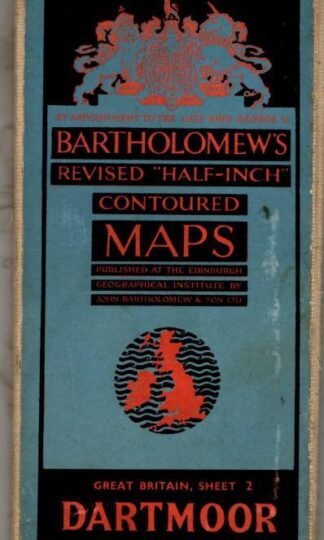 Revised Half-Inch Great Britain Dartmoor Sheet 2 : Bartholomew