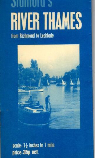 Stanford's Map of The River Thames from Richmond to Lechlade : Edward Stanford