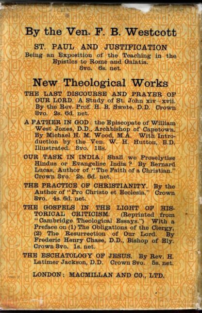 A Letter to Asia: St. Paul's Letter to the Colossians : Frederick Brookse Westcott - Image 2