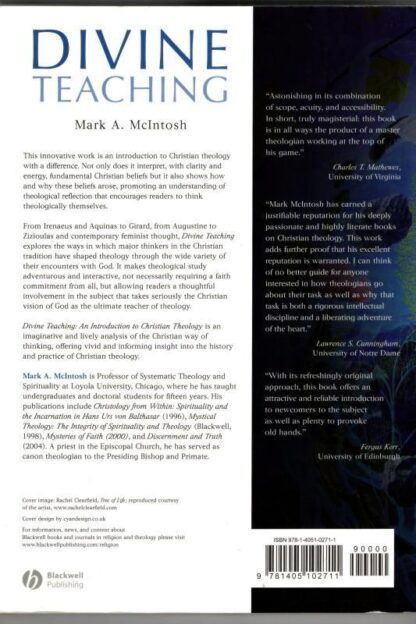 Divine Teaching: An Introduction to Christian Theology (Blackwell Guides to Theology) : Mark A. McIntosh - Image 2