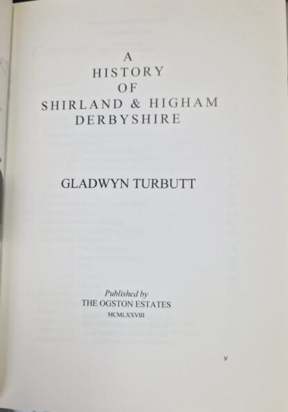 A history of Shirland & Higham, Derbyshire : Gladwyn Turbitt - Image 2