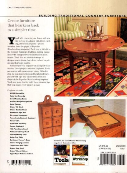 Building Traditional Country Furniture:Popular Woodworking Magazine - Image 2