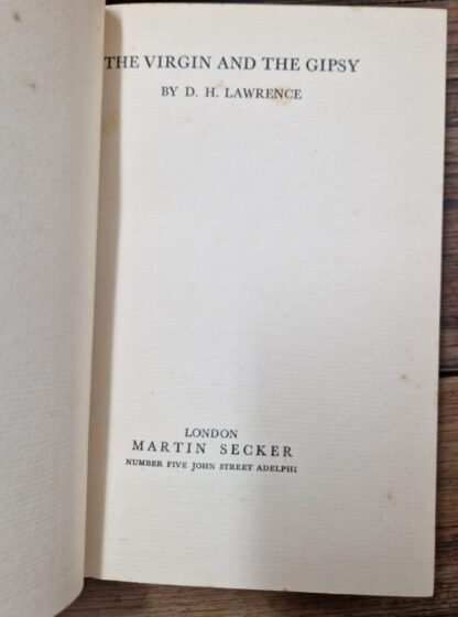 The Virgin and the Gipsy : D. H. Lawrence - Image 2