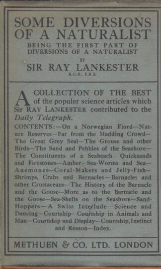 Some Diversions of a Naturalist:Ray Lankester