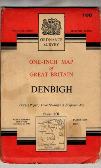 One-Inch Map. Sheet 108 Denbigh : Ordnance Survey