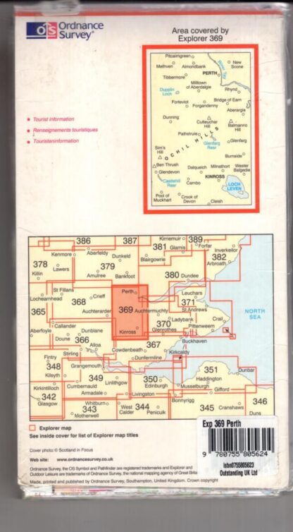 Perth and Kinross: Ochil Hills East and Loch Leven (Explorer 369):Ordnance Survey - Image 2