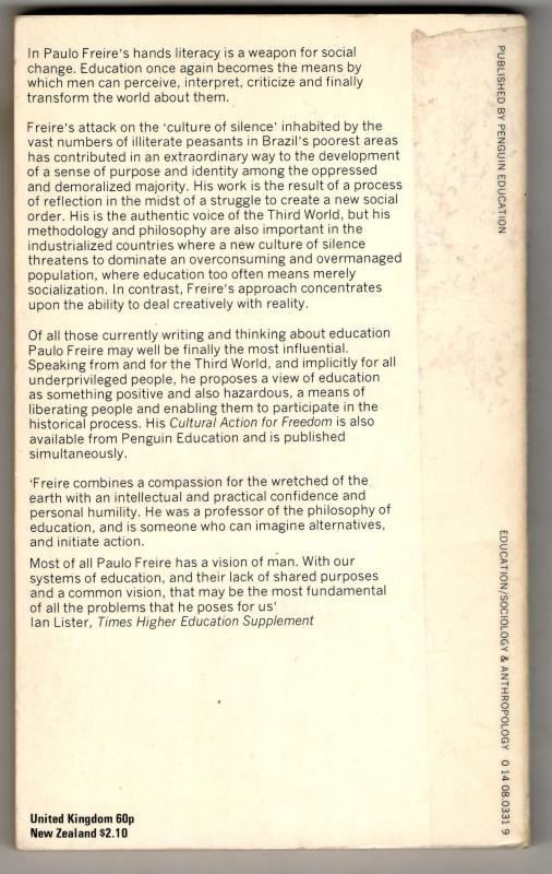 Pedagogy of the Oppressed : Paulo Freire - Image 2