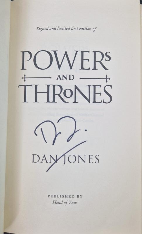 Powers And Thrones : A New History of The Middle Ages (Signed) : Dan Jones - Image 2