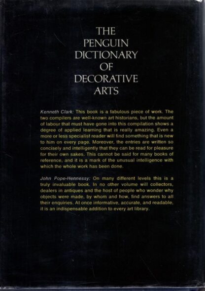 The Penguin Dictionary of Decorative Arts : John Fleming - Image 2