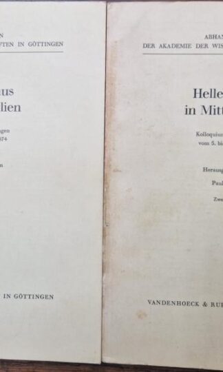 Hellenismus in Mittelitalien: Kolloquium in Gottingen vom 5. bis 9. Juni 1974. Erster und Zweiter Teil (2 vols) : Paul Zanker