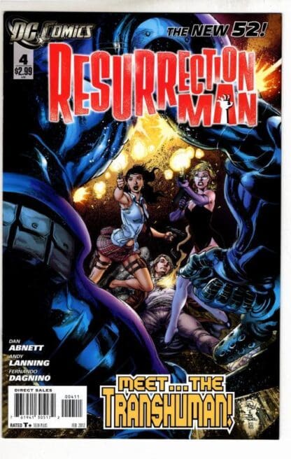 Resurrection Man #4 2012 : Dan Abnett