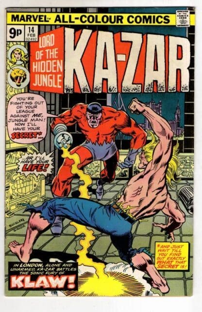 Ka-Zar #14 1976 : Doug Moench