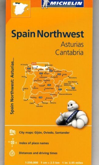 Michelin Spain Northwest, Asturias Cantabria/ Espagne Nord-Ouest Asturies Cantabrie (572) : Michelin
