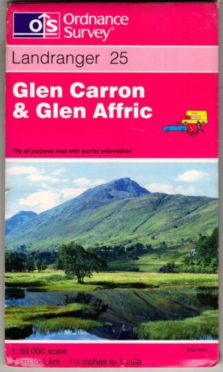 Landranger Sheet 25 Glen Carron and Glen Affric : Ordnance Survey