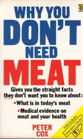 Why You Don't Need Meat:Peter Cox