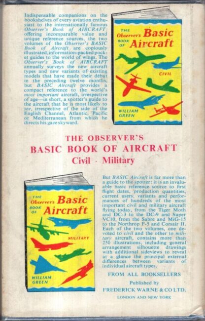 Observer's Book of Aircraft 1969 : William Green - Image 2