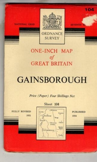 National Grid Seventh Series Sheet 104 Gainsborough : Ordnance Survey