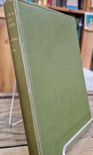 The Last Essays of Elia : Charles Lamb