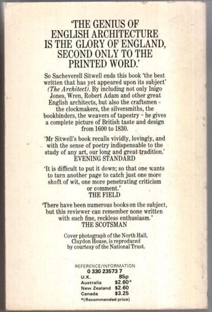 British Architects and Craftsmen:Sacheverell SITWELL - Image 2