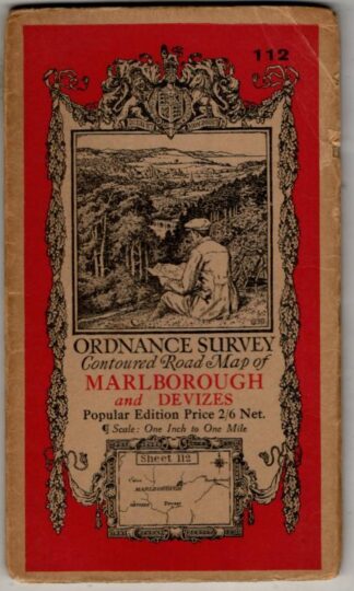 Contoured Road Map, Popular Edition, Sheet 112 Marlborough and Devizes : Ordnance Survey