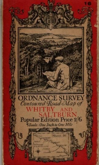 Contoured Road Map, Popular Edition, Sheet 16 Whitby and Saltburn : Ordnance Survey
