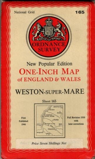 One-Inch New Popular Sheet 165 Weston-Super-Mare : Ordnance Survey