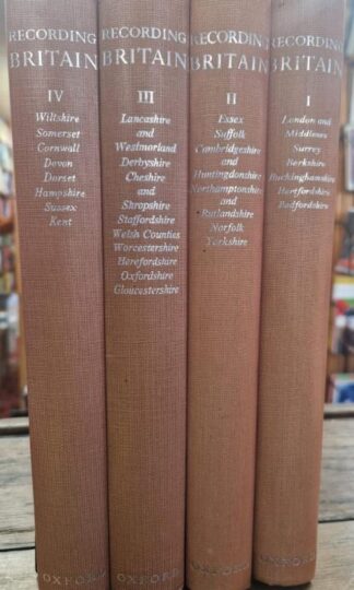 Recording Britain (4 volumes) : The Pilgrim Trust