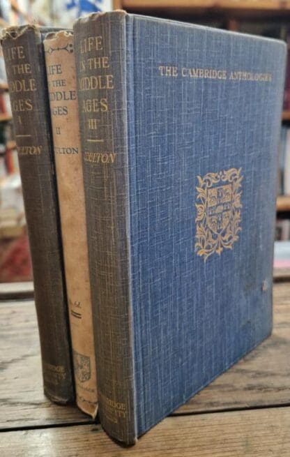 Life in the Middle Ages Vols 1-3 : G. G. Coulton