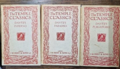 The Inferno, Purgatorio & Paradiso (Temple Classics 3 vols.) : Dante Alighieri