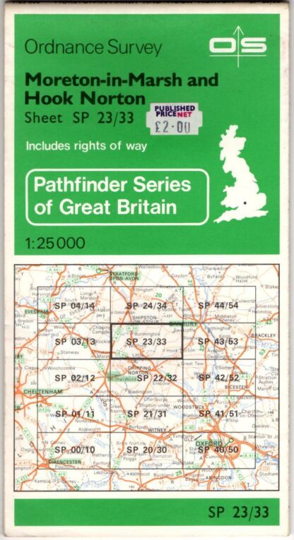 Pathfinder SP 23/33 Moreton-in-Marsh & Hook Norton : Ordnance Survey