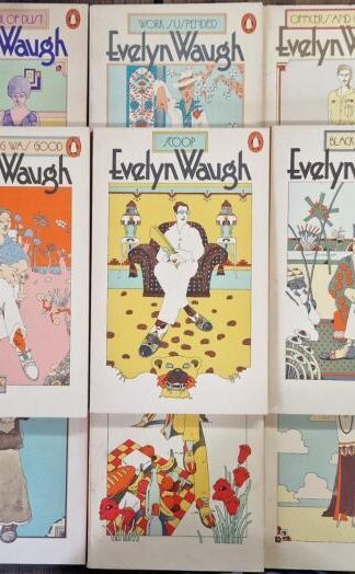 13 Penguin Vols with cover design by Bentle/Farrell/Burnett : Evelyn Waugh