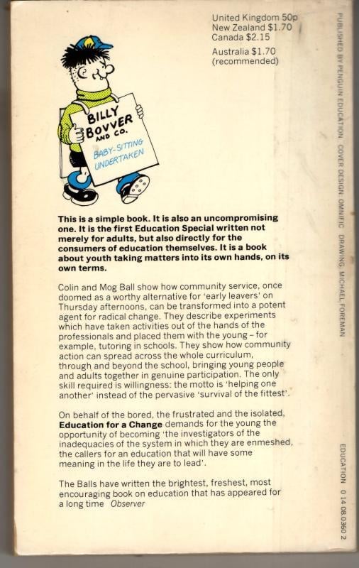 Education For a Change: Community Action And the School : Colin And Mog Ball - Image 2