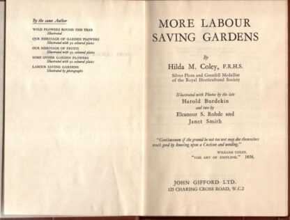More Labour Saving Gardens:JHilda M. Coley - Image 2
