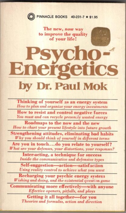 Psycho-Energetics : Dr Paul Mok