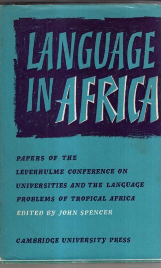 Language in Africa : John Spencer