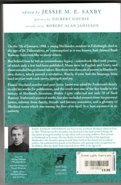 Broken Lights: Poems and Reminiscences : Basil Ramsay Anderson - Image 2