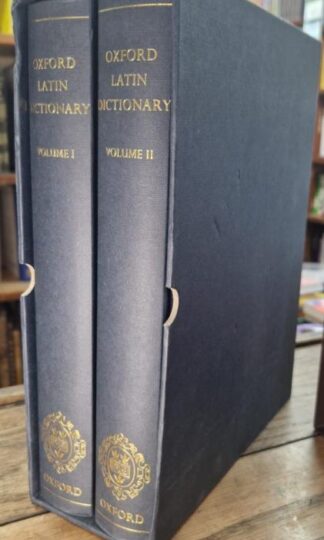 Oxford Latin Dictionary : P.G.W. Glare (ed.)