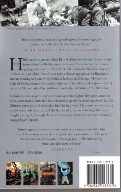 Interesting Times: A Twentieth-Century Life:Eric Hobsbawm - Image 2