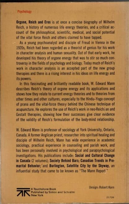 Orgone- Reich and Eros : W. Edward Mann - Image 2