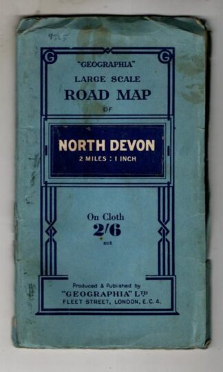 Large Scale Road Map of North Devon 2 miles to 1 inch : Geographia